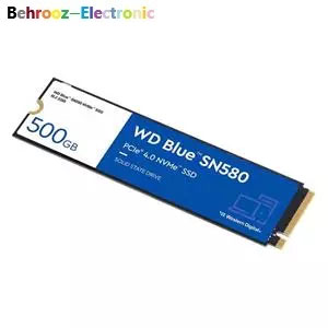 اس اس دی اینترنال وسترن دیجیتال مدل WD Blue SN580 NVMe 500GB ظرفیت 500 گیگابایت