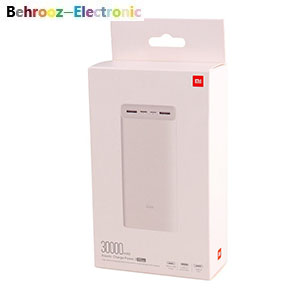 پاوربانک شیائومی مدل PB3018ZM ظرفیت 30000 میلی آمپر ساعت