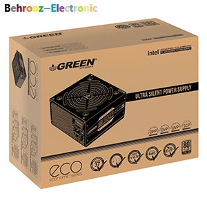 منبع تغذیه گرین 3۰۰ وات مدل Green GP3۰۰A-ECO